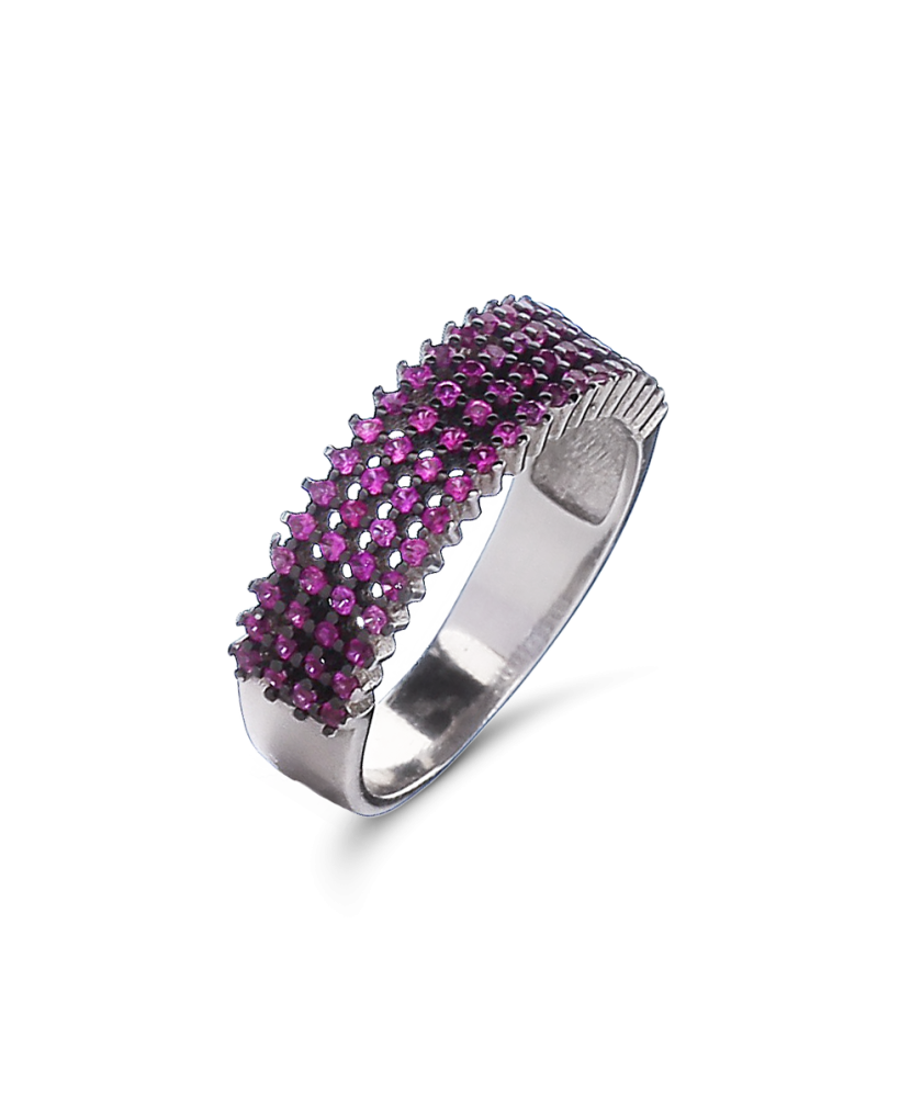 Sudraba gredzens ar cirkonijiem - Goldinga