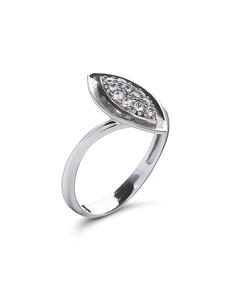 Золотое кольцо с цирконами