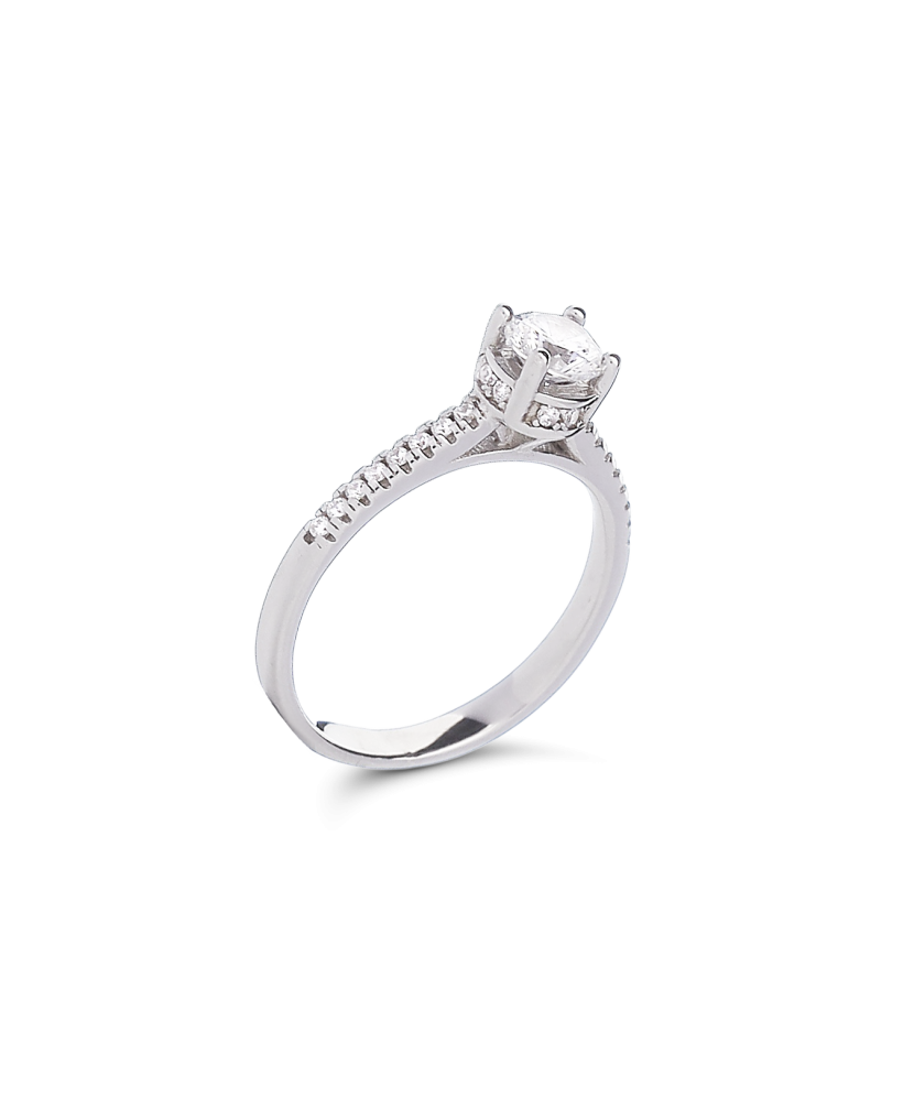 Sudraba gredzens ar cirkonijiem - Goldinga