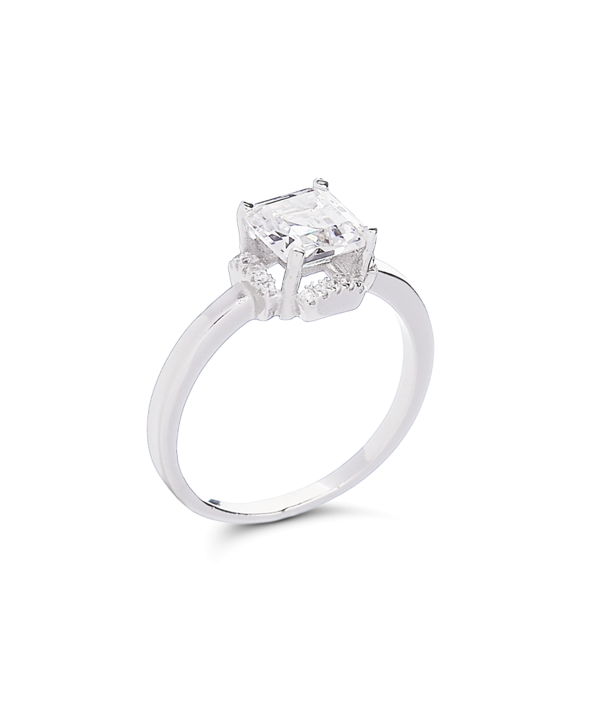 Sudraba gredzens ar cirkonijiem - Goldinga