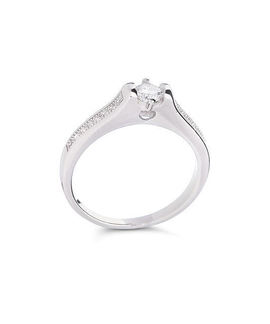 Sudraba gredzens ar cirkonijiem - Goldinga