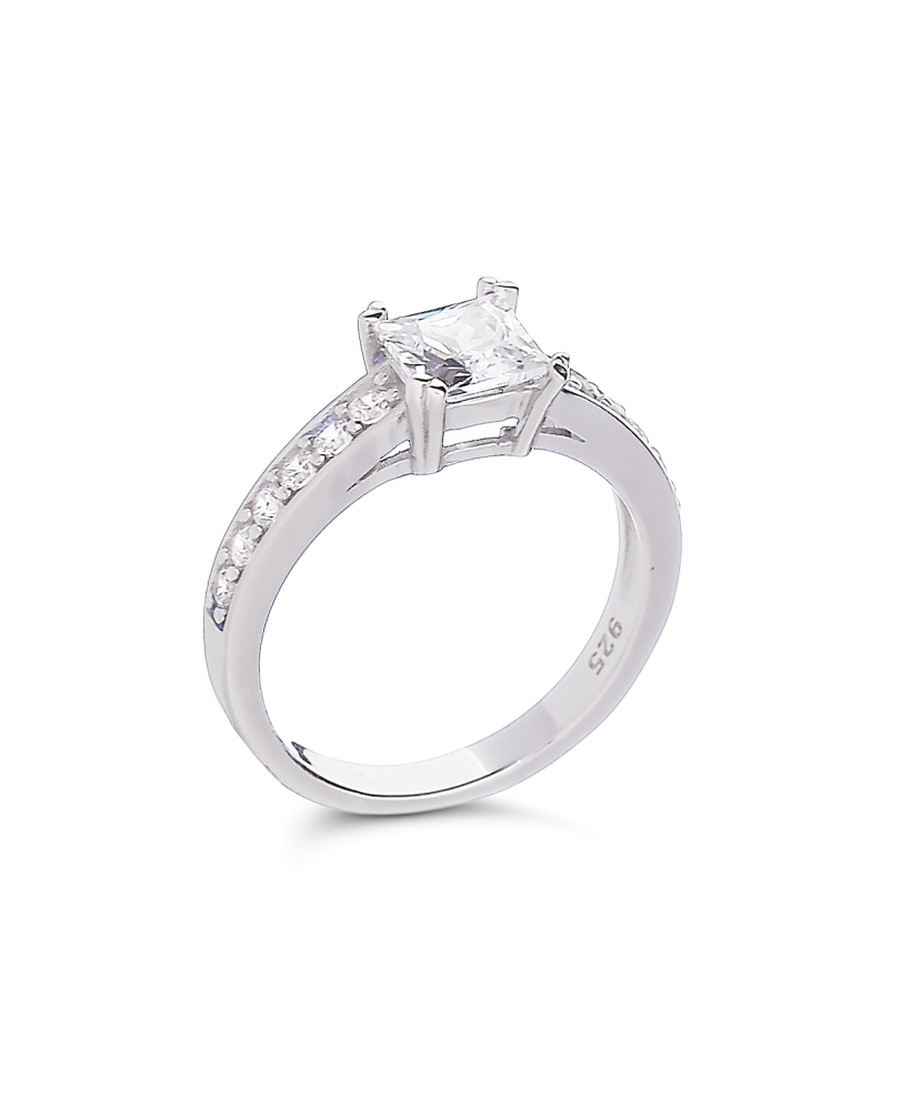 Sudraba gredzens ar cirkonijiem - Goldinga