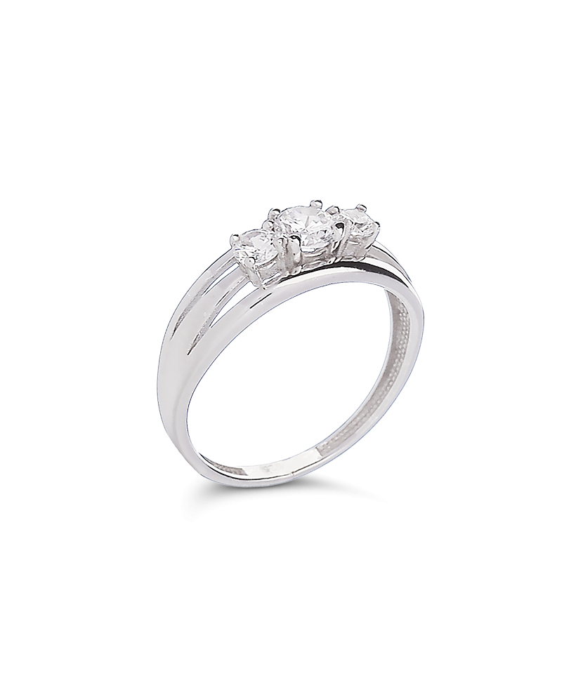 Sudraba gredzens ar cirkonijiem - Goldinga