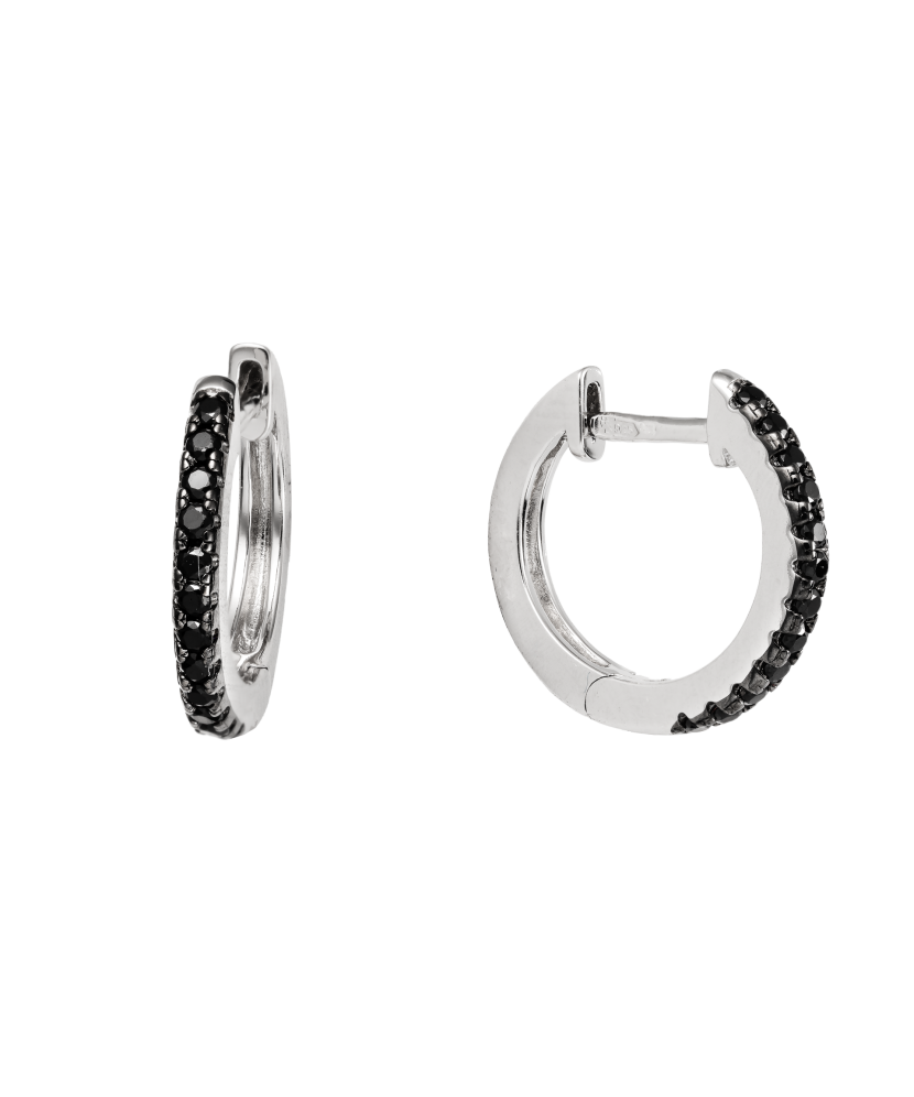 Sudraba auskari ar cirkonijiem un špineļiem - Goldinga