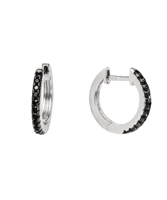 Sudraba auskari ar cirkonijiem un špineļiem - Goldinga