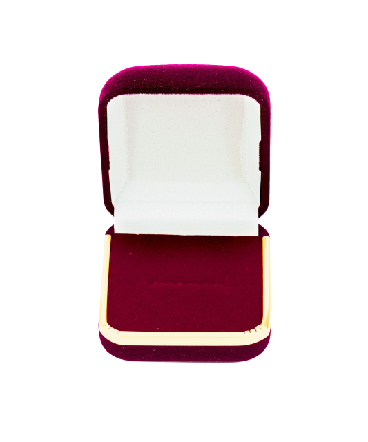 Kvadrātveida kastīte, ķiršu krāsā - Goldinga