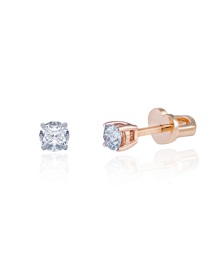 Серьги из золота с бриллиантами