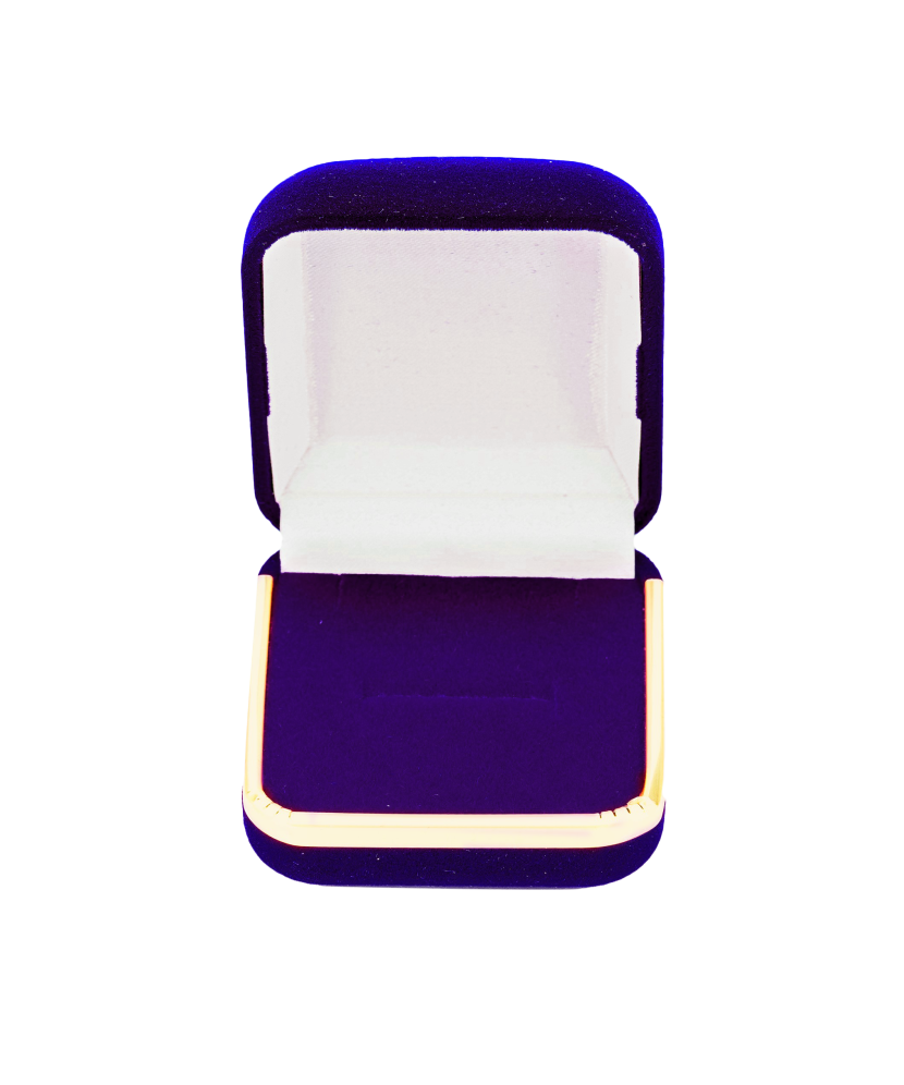 Коробочка квадратная синяя