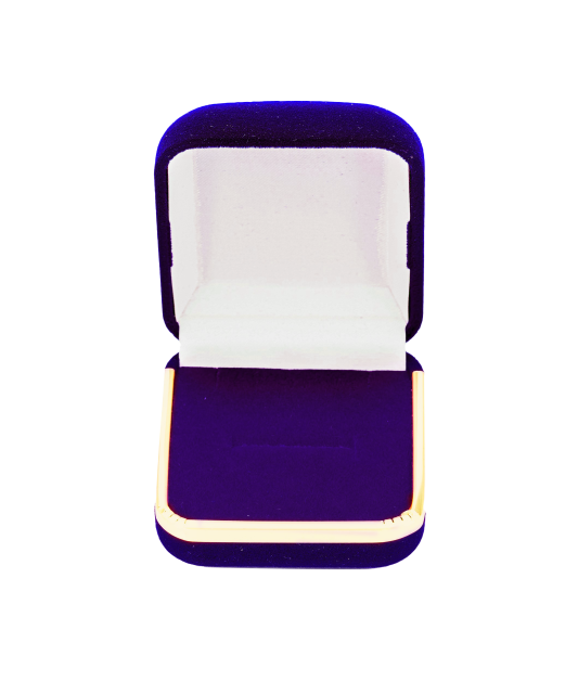 Коробочка квадратная синяя