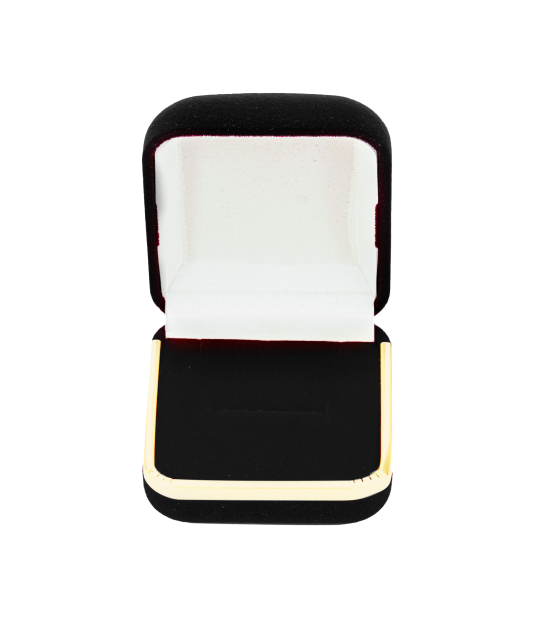 Коробочка квадратная чёрная