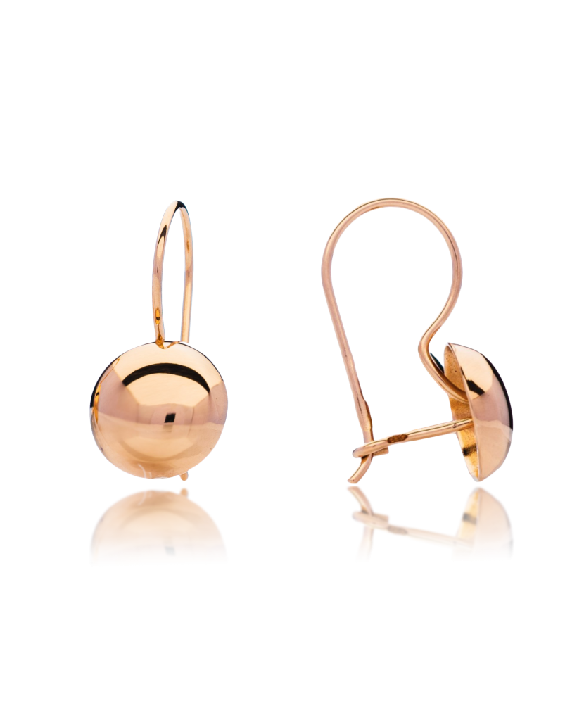 Золотые серьги 20/10мм