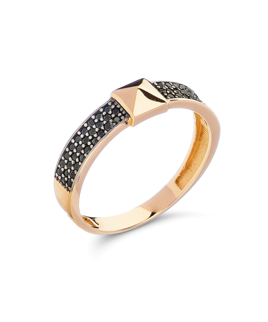 Zelta gredzens ar cirkonijiem - Goldinga