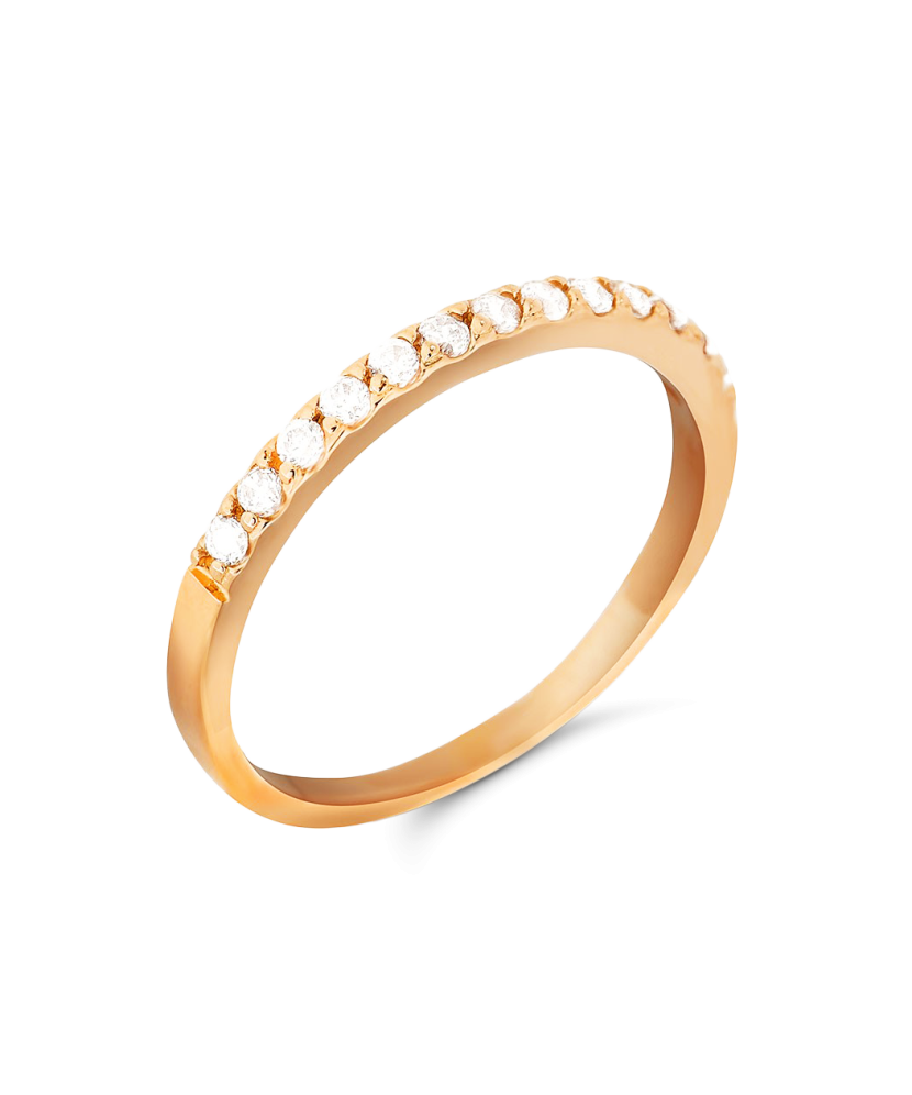 Zelta gredzens ar cirkonijiem - Goldinga