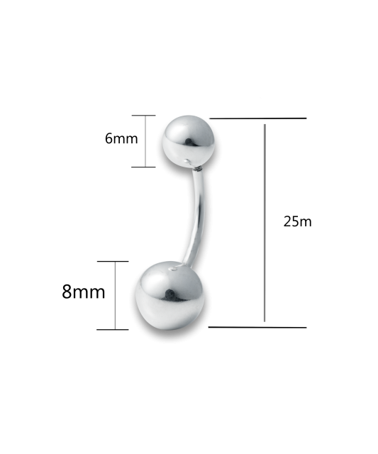 Sudraba auskars nabā - Goldinga