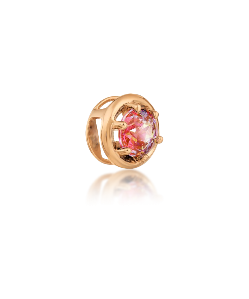 Золотой подвеска с цирконом