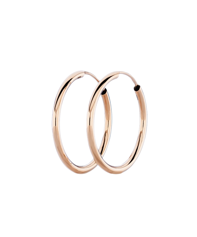 Zelta auskari 25mm - Goldinga