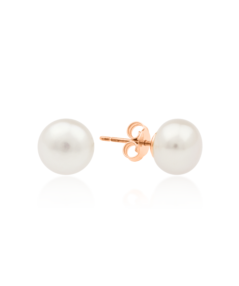 Золотые серьги с жемчугом