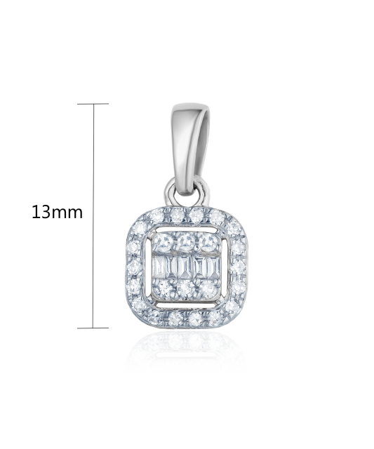 Baltā zelta piekariņš ar briljantiem - Goldinga