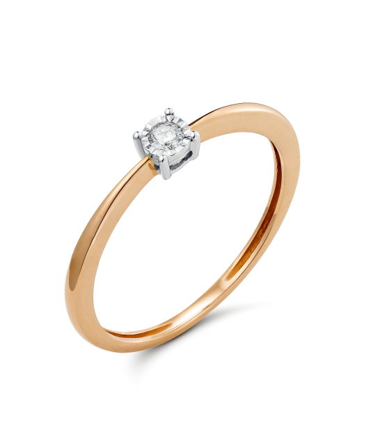 Zelta gredzens ar dimantiem - Goldinga