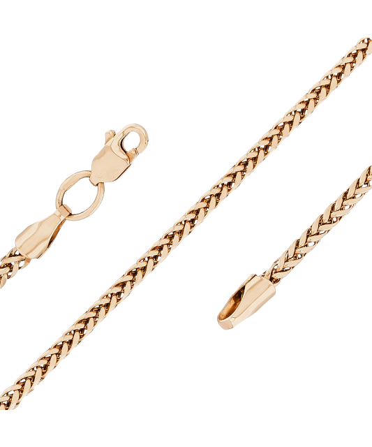 Zelta ķēdīte "Spiker" 2mm - Goldinga