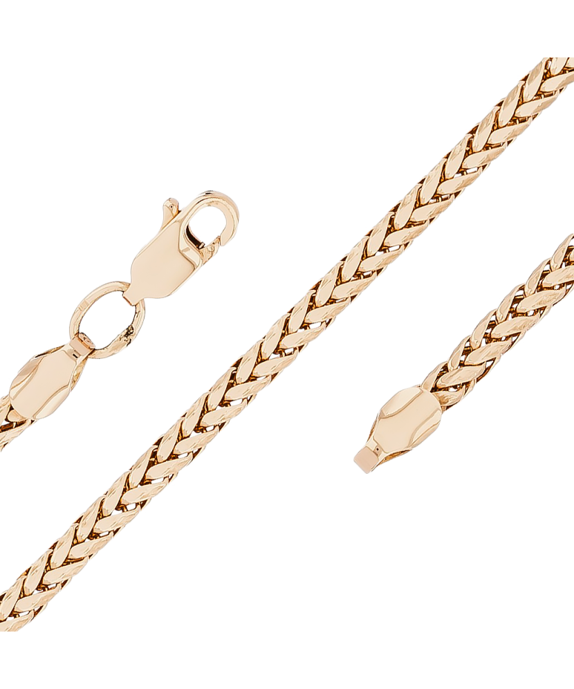 Zelta ķēdīte "Spiker" 3,3mm - Goldinga