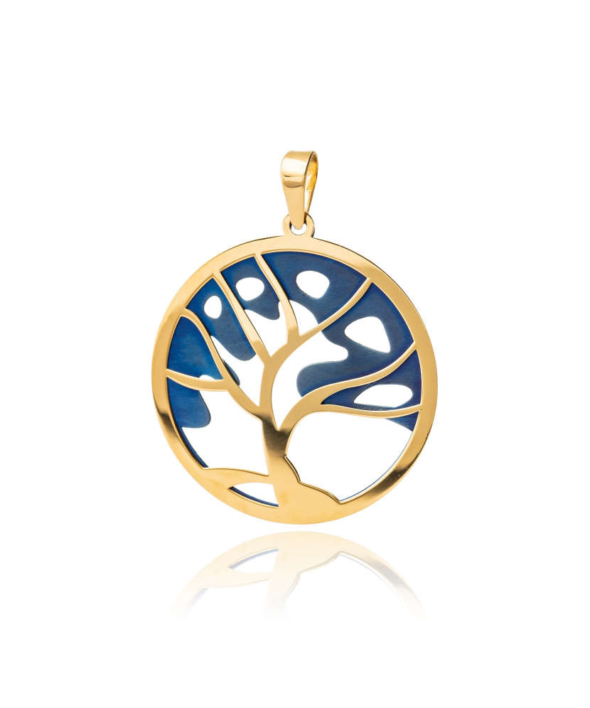 Apzeltīts sudraba piekariņš ar titānu - Goldinga