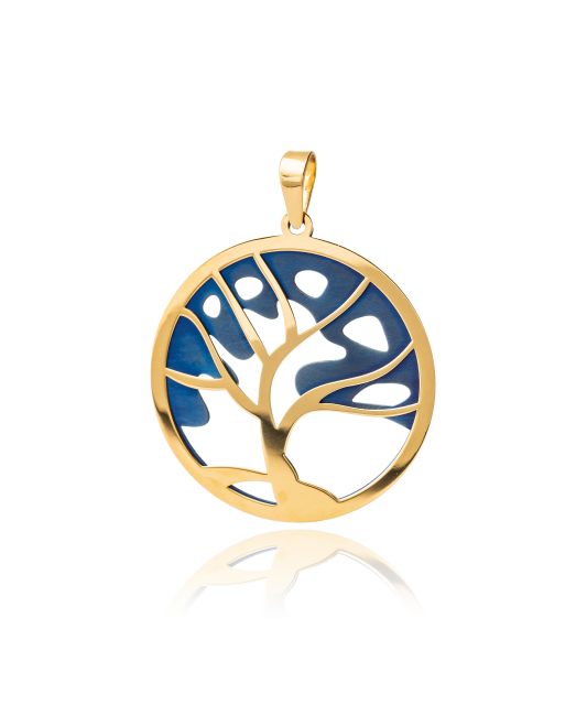 Apzeltīts sudraba piekariņš ar titānu - Goldinga