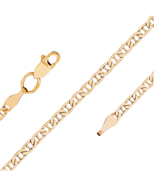 Zelta ķēdīte "Marina" 3,4mm - Goldinga