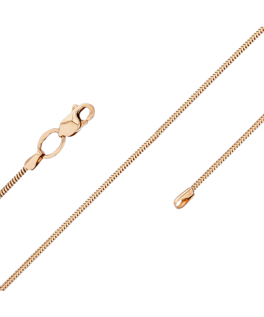 Zelta ķēdīte "Snake" 1,2mm - Goldinga