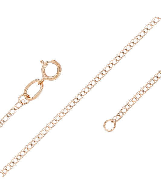 Zelta ķēdīte "Rombo" 1,7mm - Goldinga