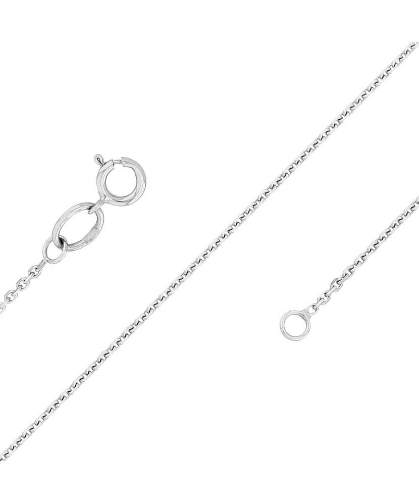 Цепочка из белого золота "Anchor" 1.2мм