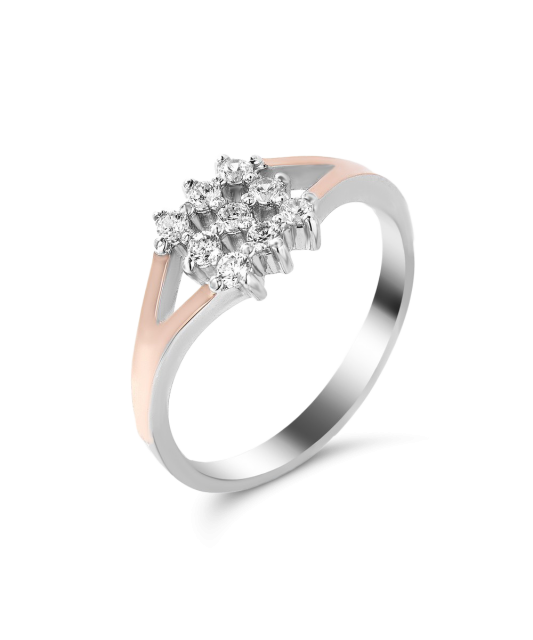 Sudraba apzeltīts gredzens ar cirkonijiem - Goldinga