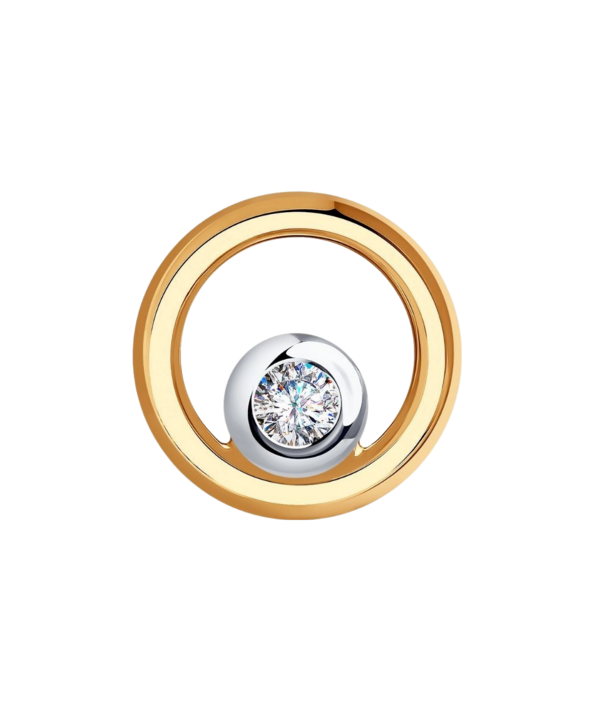 Zelta piekariņš ar cirkoniju - Goldinga