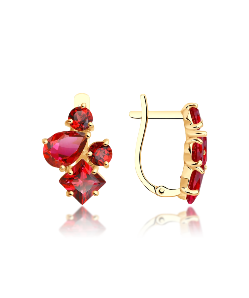 Zelta auskari ar topāziem - Goldinga