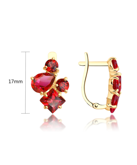 Zelta auskari ar topāziem - Goldinga