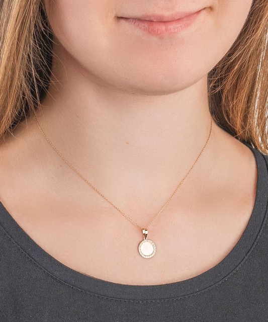 Золотой подвеска