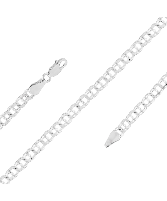 Sudraba ķēdīte "Bismark" 4.4mm - Goldinga