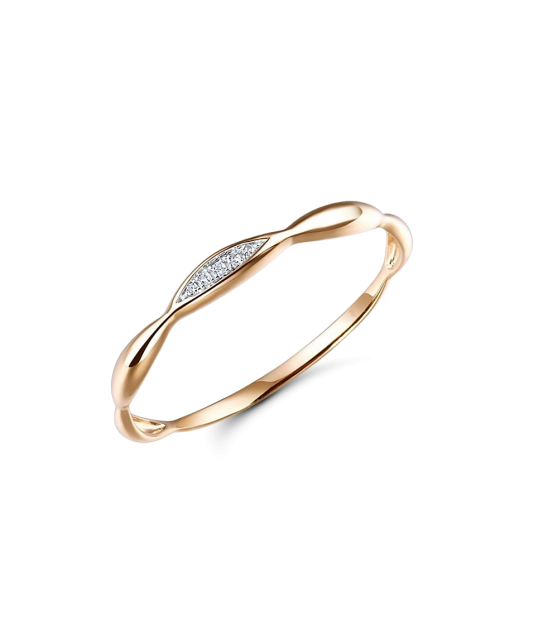 Zelta gredzens ar dimantiem - Goldinga