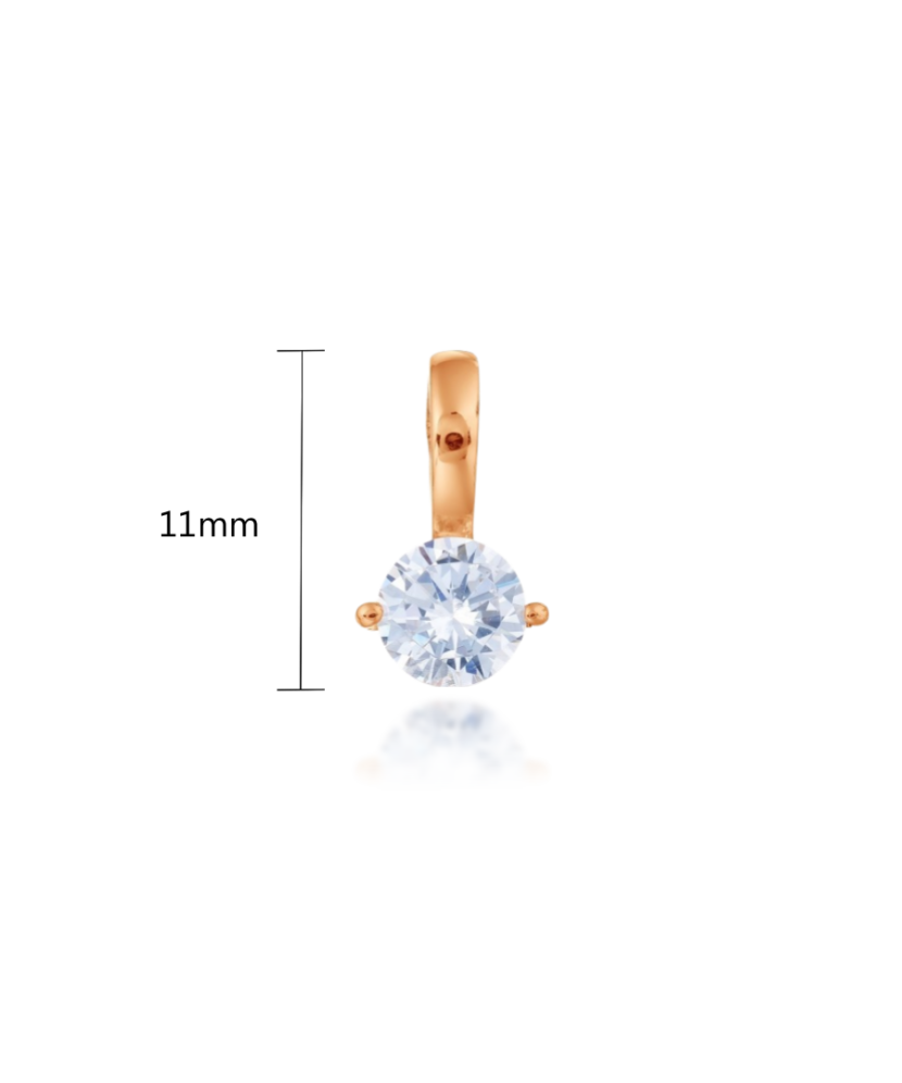 Zelta piekariņš ar cirkoniju - Goldinga