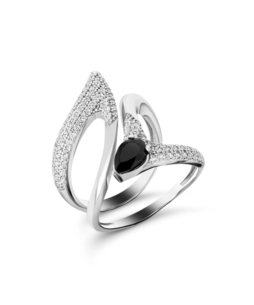 Sudraba gredzens ar cirkonijiem - Goldinga