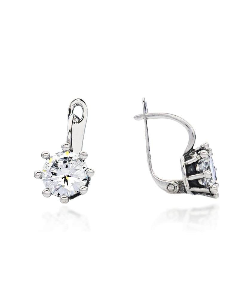 Sudraba auskari ar cirkoniju - Goldinga