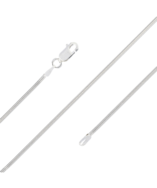 Sudraba ķēdīte "Snake" 1.5mm - Goldinga