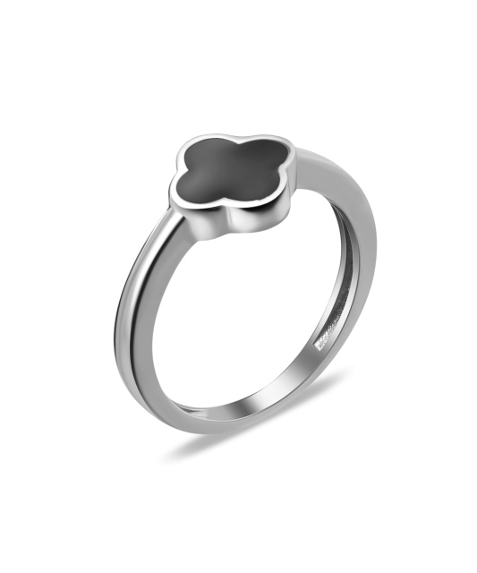 Серебряное кольцо с эмалью