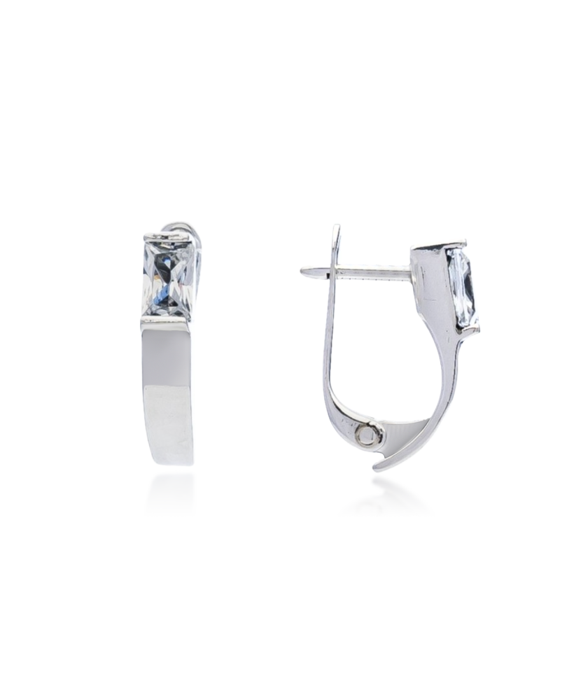 Sudraba auskari ar cirkoniju - Goldinga