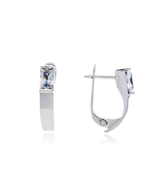 Sudraba auskari ar cirkoniju - Goldinga