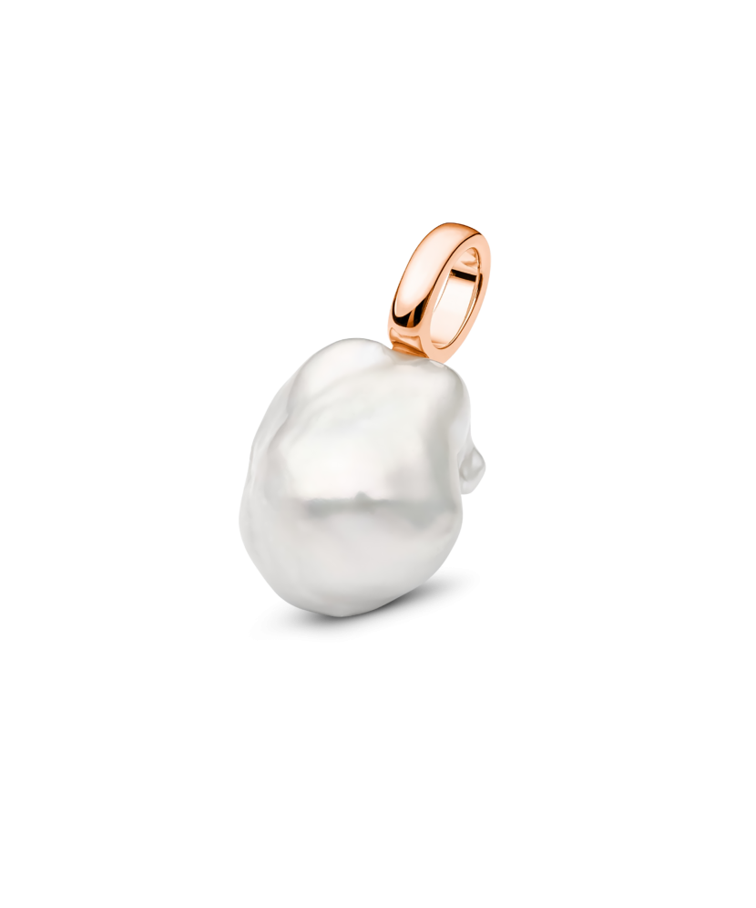 Позолоченная подвеска из серебра с жемчугом Касуми