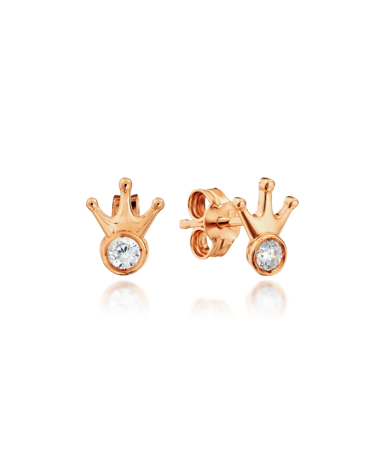 Zelta auskari ar cirkoniju - Goldinga