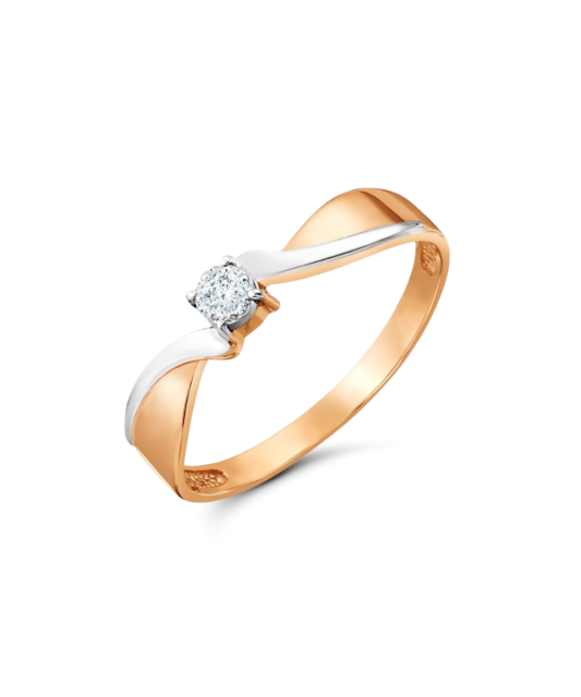 Zelta gredzens ar dimantiem - Goldinga