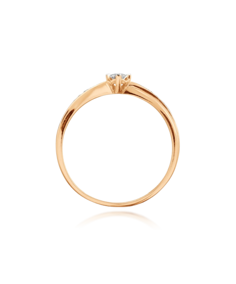 Золотое кольцо с алмазами