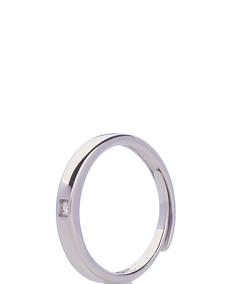 Sidabrinis žiedas su cirkoniu - Sidabriniai žiedai - Goldinga